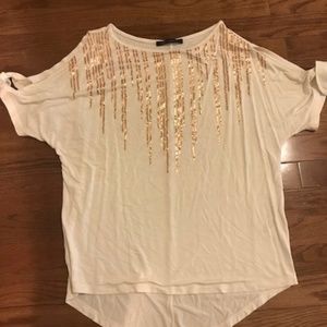 soft sleeve-cutout shirt